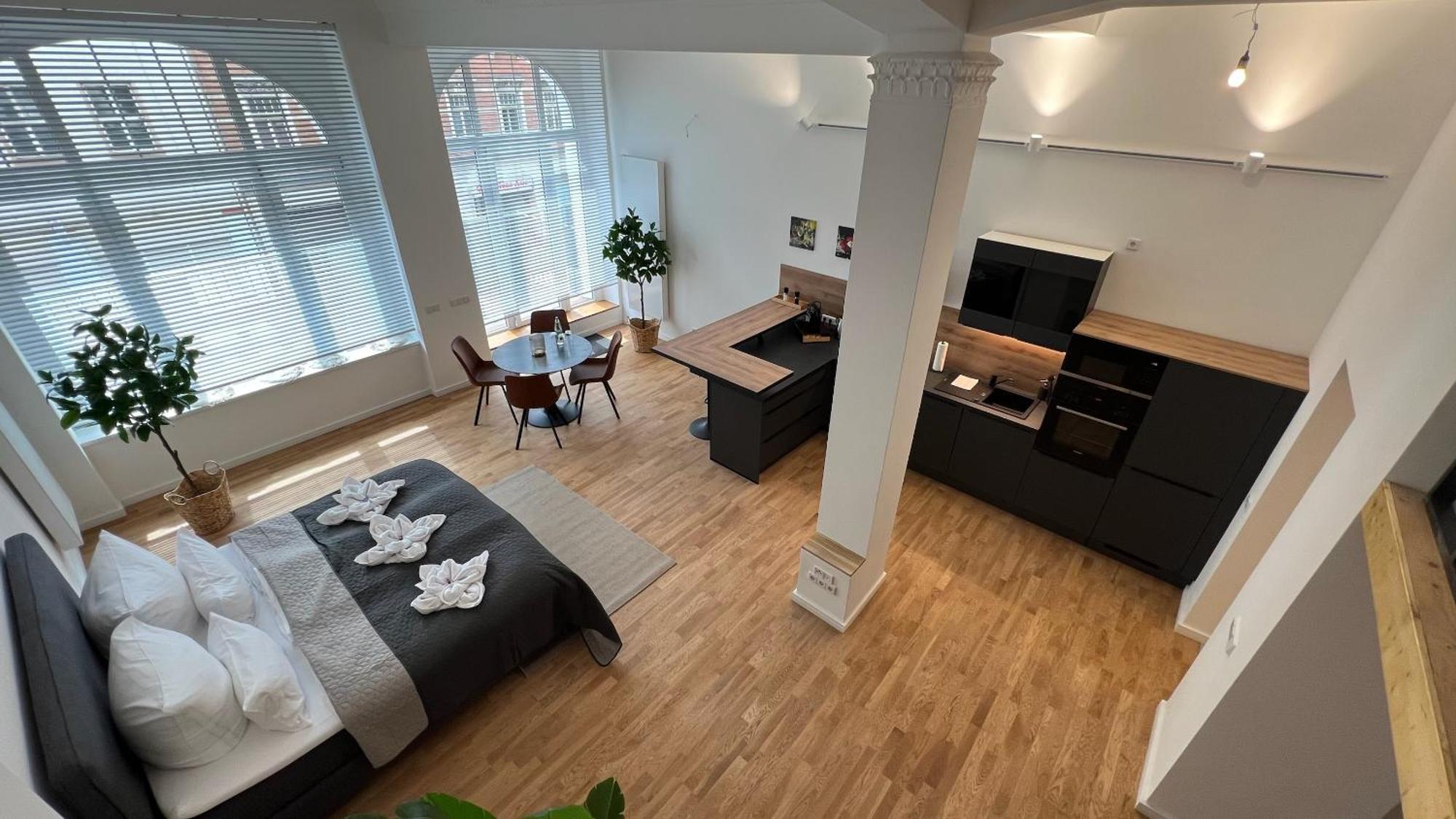 Neu! City-Loft-Apartment Im Goethe Palais I 5P I Lift I Parkplatz I Zentrum I Helios أوي المظهر الخارجي الصورة